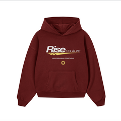 MEDITERRANEAN BURGUNDY HOODIE