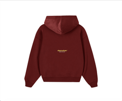 MEDITERRANEAN BURGUNDY HOODIE